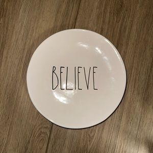 Rae Dunn believe salad plate